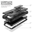 thumbnail image 4 of FITO For Moto G Play 2021 Case, Phone Case with Screen Protector and Kickstand (Black), 4 of 6