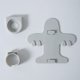 thumbnail image 3 of Soporte para cepillo de dientes eléctrico, 4 paquetes Soporte para cepillo de dientes eléctrico adhesivo fuerte Organizador de suspensión montado en la pared para baño blanco, gris 4 piezas, 3 of 5
