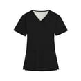 thumbnail image 1 of Ropa de trabajo de Manga corta SCZ con cuello en v negro 3xl, 1 of 4