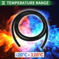 thumbnail image 6 of Unique Bargains 1 Pcs Lubricating Oil Hoses 0.31"ID 0.59"OD 6.6ft L Nitrile Rubber Water Hose Pipe Tubing for Irrigation/Small Equipment/Outdoor Black, 6 of 6