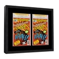 thumbnail image 2 of Black Comic Book Frame with Black Mat - 2 Openings to Display 2 CGC, CBCS or PGX Graded Comic Books, 2 of 7