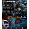 thumbnail image 4 of HIRREO Smart Watch for Men with 1000mAh,2.13" Big Screen Smartwatch with 10ATM Waterproof,Always Display,100+ Sports Modes,Health Tracker, Smart Watch, 4 of 8