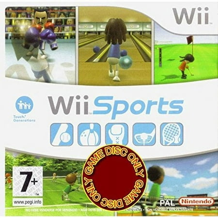 Used Wii Sports Game With Tennis Bowling Golf Games, [Physical], Nintendo Wii (Used)