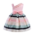 thumbnail image 4 of Vestidos de flores de verano para niñas, ropa de Navidad para niños, vestido de princesa, cumpleaños, boda, fiesta, vestido de niña con lazo, 4 of 5