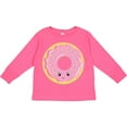 thumbnail image 3 of Inktastic Light Pink Donut Boys or Girls Long Sleeve Toddler T-Shirt, 3 of 5