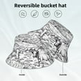 thumbnail image 2 of Pofeuu Country Farm Scene Print Bucket Hat for Women Men Reflective Bucket Hats Beach Summer Sun Hat Travel Fisherman Cap, 2 of 6
