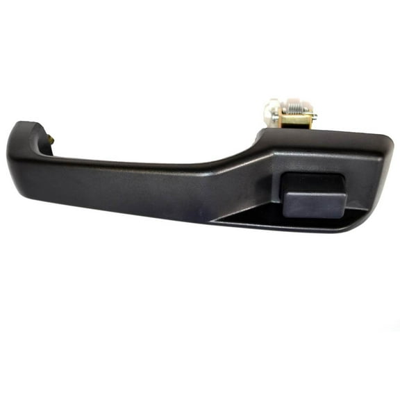 PT Auto Warehouse CH-3805A-T3 - Outer Exterior Outside Door Handle, Textured Black - Back, Single Door