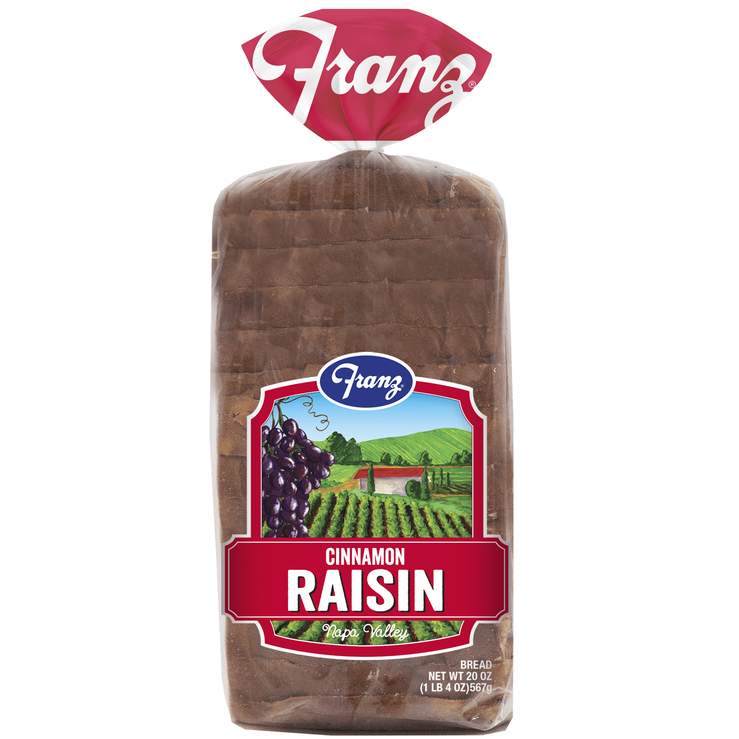 Franz Napa Valley Cinnamon Raisin Bread, 20 oz