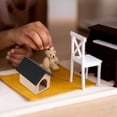 thumbnail image 3 of Casa de muñecas Mini perrera para perros Perrera para perros pequeños Juguete para casa de muñecas Miniaturas Perrera de madera, 3 of 8