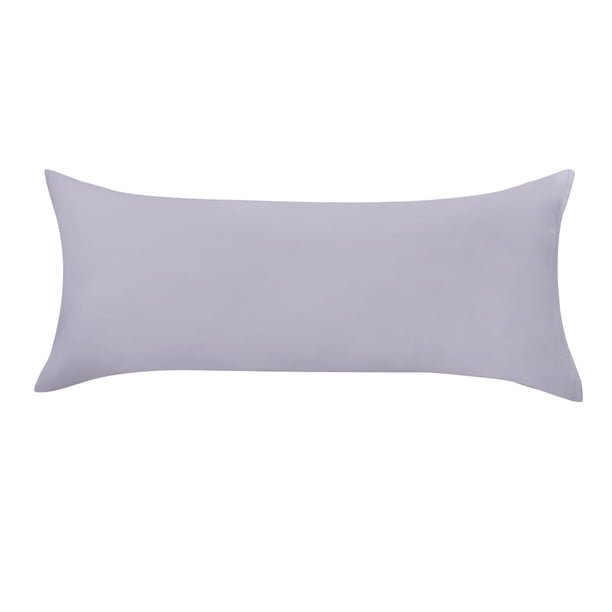 Funda Forro Cubierta con Cremallera Cierre para Almohada almohadón 100% algodón Grapas largas 300TC de 1 Pieza Púrpura pálido Cuerpo (20x48) con cremallera Unique Bargains Funda de Almohada