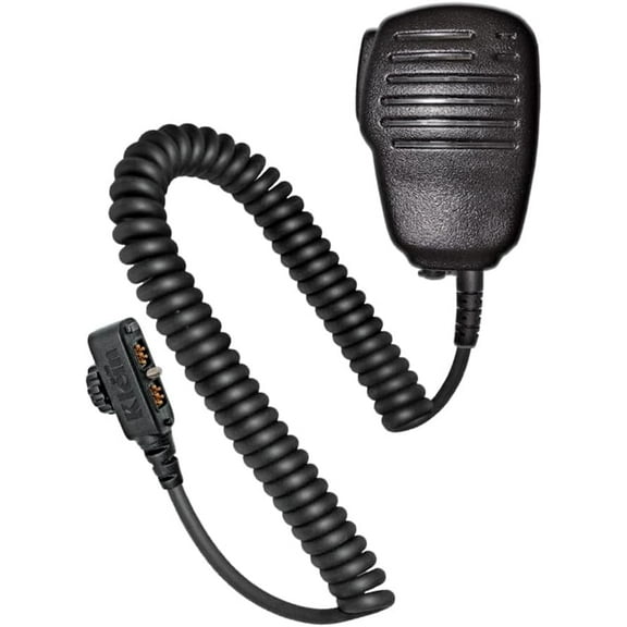 Klein Compact Rugged Mini Shoulder Speaker Mic PTT 3.5mm Port, 1 Count