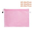 thumbnail image 5 of SagaSave Mesh Zip Pouch Document Bag Folders Letter File Pockets A3/A4/A5 for School Office Supplies Waterproof, 5 of 5