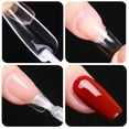 thumbnail image 4 of Tkrady 550pcs Oval Medium Nail Tips Full Cover False Nails Clear Press on Nails Acrylic Nail Tips, 11 Sizes, 4 of 5