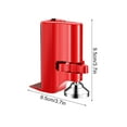 thumbnail image 3 of PEONAVET Résistance de Porte Alarme Butée de Porte Sécurité Garde Amovible Qualité Industrielle Butée de Porte Famille Hôtel Double Protection Disponible en Rouge et Blanc, 3 of 9