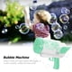 thumbnail image 4 of Juguete de pistola de burbujas para niños, máquina eléctrica de burbujas de jabón de verano con 80 agujeros (verde) Likrtyny Para estrenar, 4 of 6