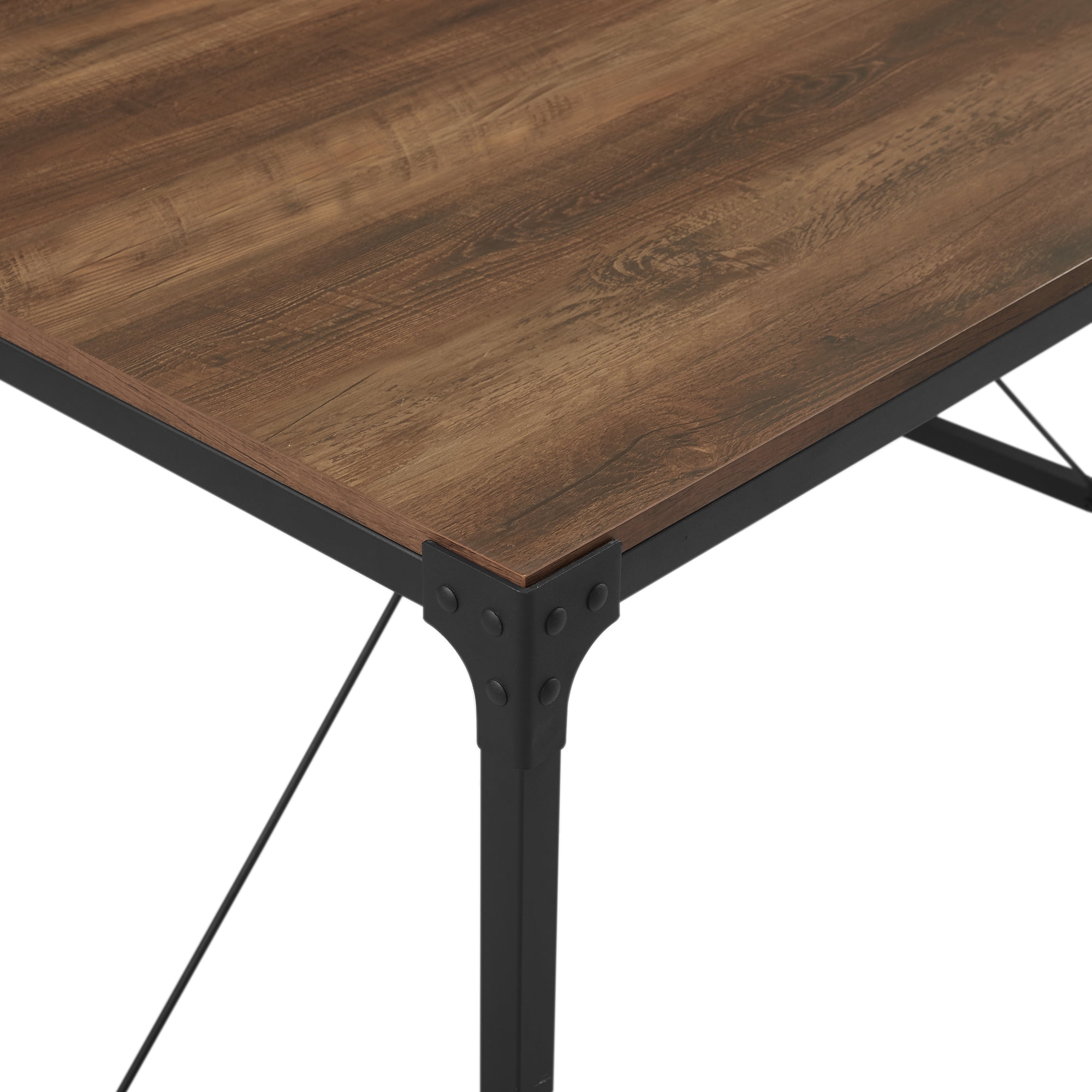 Manor Park 5-Piece Rustic Dining Set - Reclaimed Barnwood