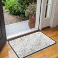 thumbnail image 2 of Pioneer Flower Floral Print Pattern Door Rugs,Washable Non Slip Door Mats Indoor,Decorative Door Mats,Entry Mat Indoor for Entrance,Bedroom,Kitchen,Bathroom,30"x17", 2 of 6