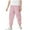 Pink, variant on QQAMB Boy's Casual Cargo Pants Drawstring Waist Jogger Pant Lightweight Sweat Pants Hiking Trousers Hem Pant,7-8Years