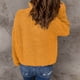 thumbnail image 5 of Blusa de manga larga con cuello en V y cuello en V para mujer, informal, sexy, a la moda, de Color sólido Fridja  hjk2641, 5 of 7