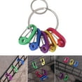 thumbnail image 4 of 5Pcs/set With Keyring Water Bottle Hanging Accessories Keychain Snap Hook D-Type Buckle Backpack Buckles Outdoor Carabiner 5PCS, 4 of 8