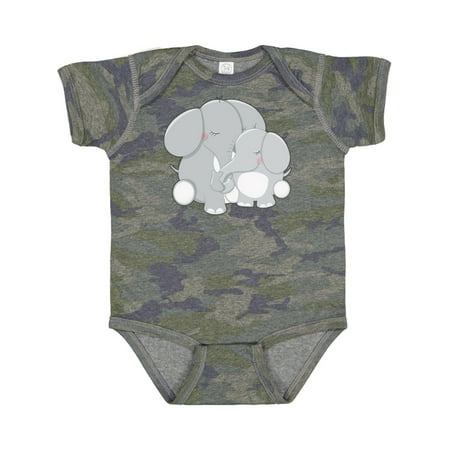 

Inktastic Elephant Mom and Baby Gift Baby Boy or Baby Girl Bodysuit