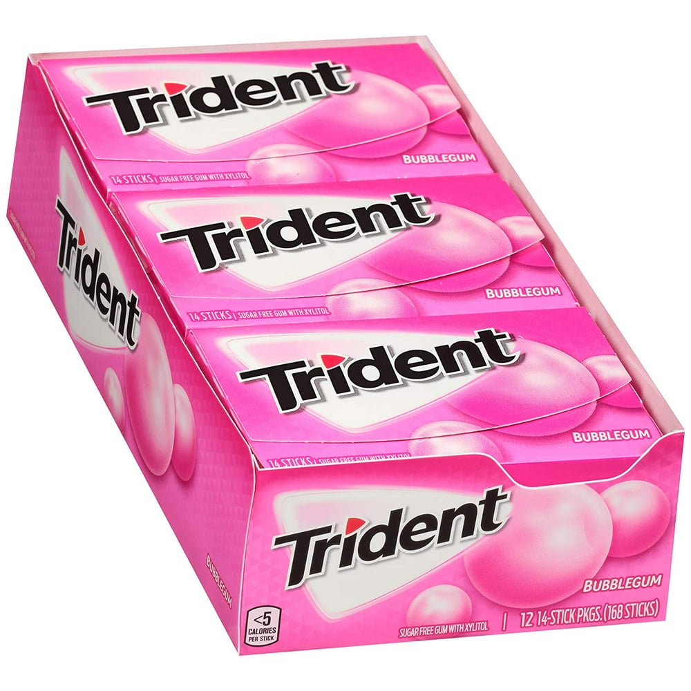 Bubble Gum Sugar Free Gum - 12 Pack (168Piece Total), Get close-up