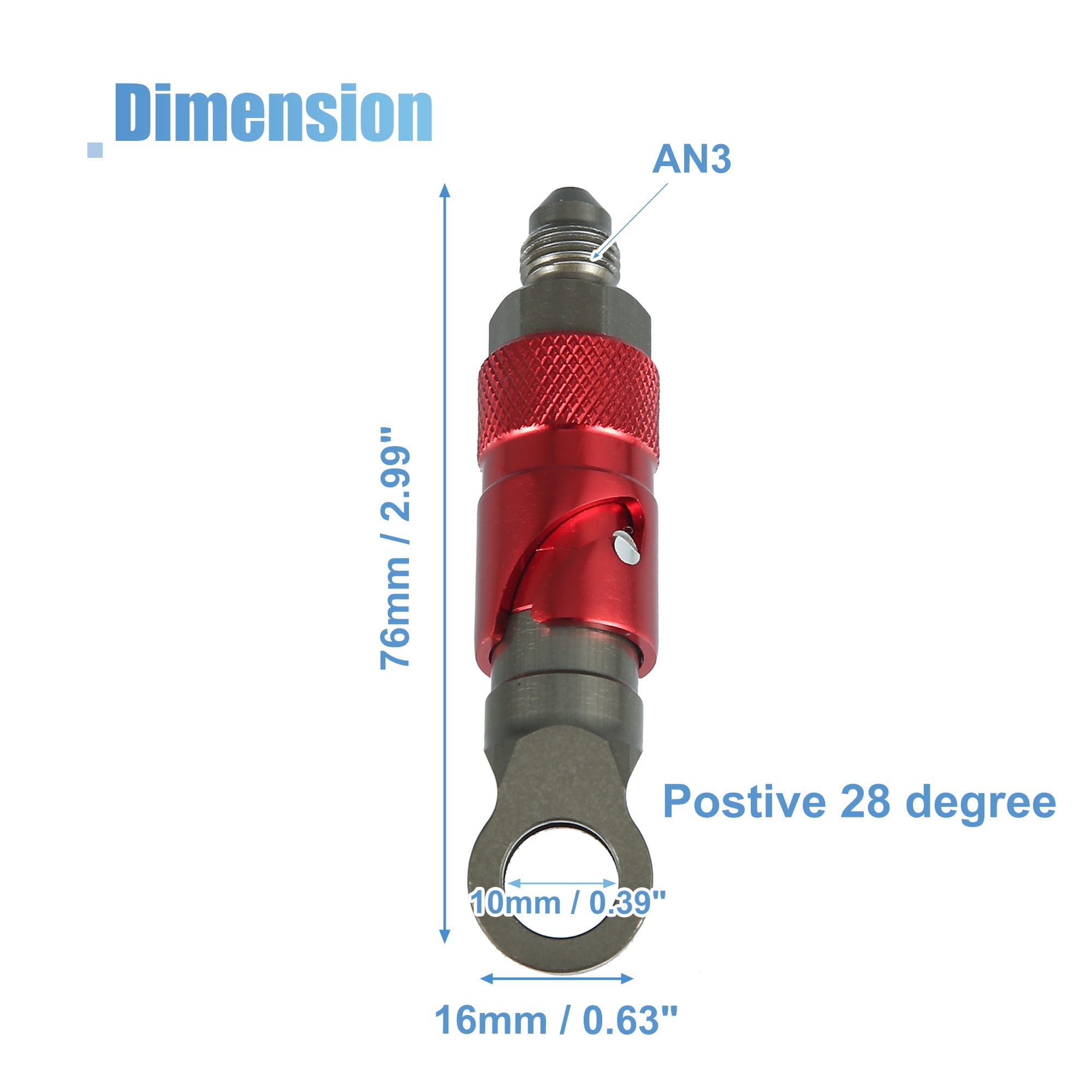 Unique Bargains AN3 3AN Car Motorcycle Quick Release Disconnect