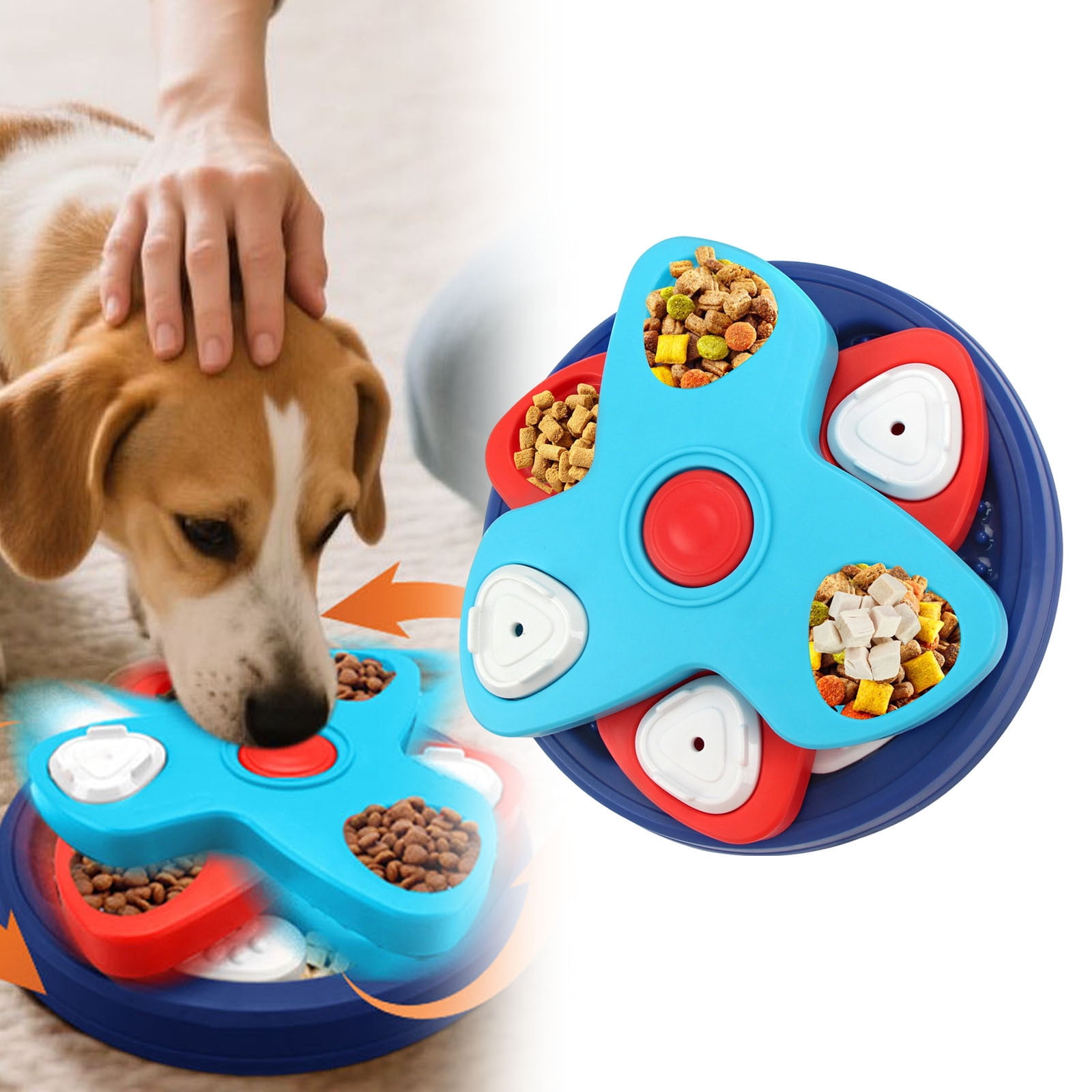 3-Level Dog Puzzle Toy - Interactive IQ Training & Brain Stimulation Game for Small, Medium & Large Dogs - Slow Feeder Treat Dispenser for Smart Dogs