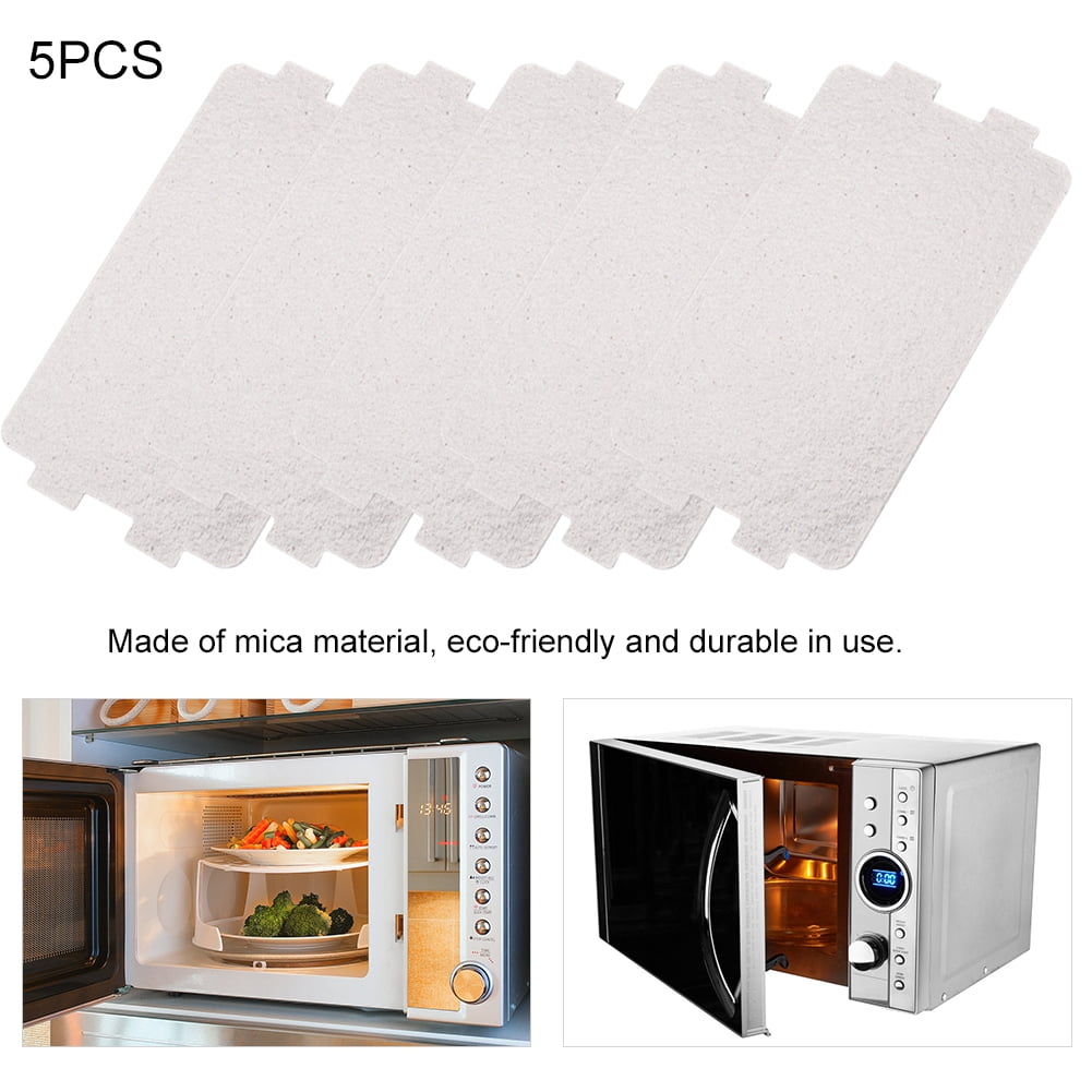 LYUMO Microwave Oven Mica Sheet Replacement,5PCS Microwave Oven Mica Plate Sheet Replacement Repairing Accessory,Mica Plate for Microwave Oven