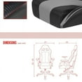 thumbnail image 4 of DX Racer DXRacer OH/KS06/N Series High-Back Office Chair Carbon Look Vinyl+PU Desk Chair(Multiple Colors), 4 of 7