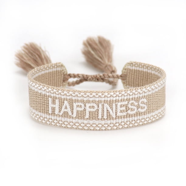 Pulseras de Amistad Tejidas Methold Cuerda Ajustable Caqui