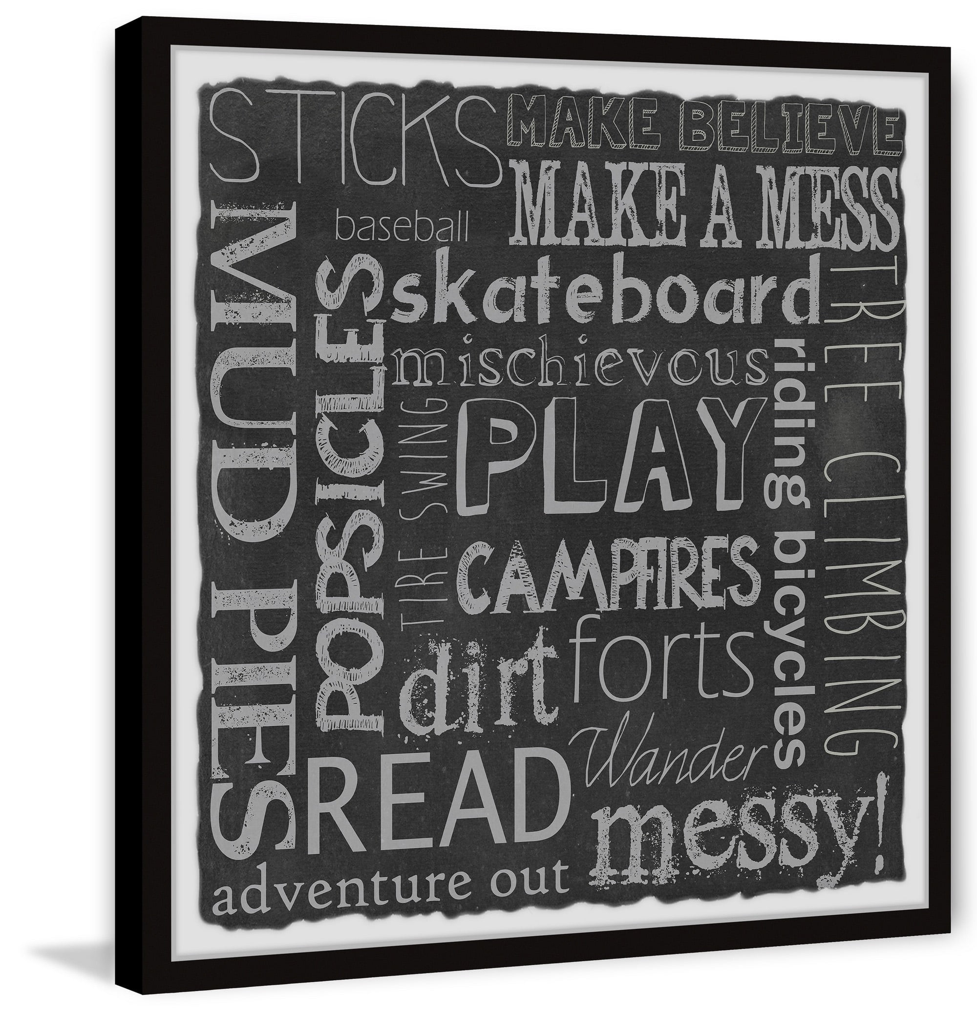 Marmont Hill Great Adventure Board Framed Wall Art, 24.00" x 1.50"