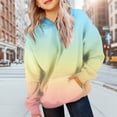 thumbnail image 2 of JUMEYU Baby Hoodie Cute Hoodies for Teen Girls Trendy Hooded Sweatshirts Long Sleeve Shirts Clothes for Girls 1T 2T (Light Blue,1-2 Years), 2 of 6