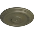 thumbnail image 3 of Ekena Millwork 12"OD x 1"P Traditional Ceiling Medallion (Fits Canopies up to 2 3/4"), Hand-Painted Painted Turtle, 3 of 6