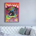 thumbnail image 5 of Epic Graffiti 'Pug Luv' by Dean Russo, Giclee Canvas Wall Art, 40"x54", 5 of 8