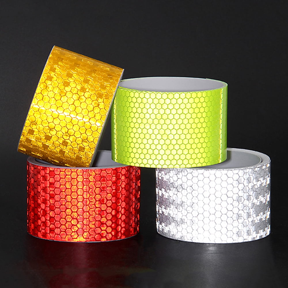 Festnight Safety Mark Reflective Tape Stickers Car-Styling Self Adhesive Warning Tape for Automobiles Motorcycle 