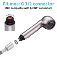 thumbnail image 4 of Replacement Kitchen Faucet Spray Head 2 Jet Types Replacement Kitchen Faucet Head for Mixer Tap Brushed Nickel，JUN, 4 of 7
