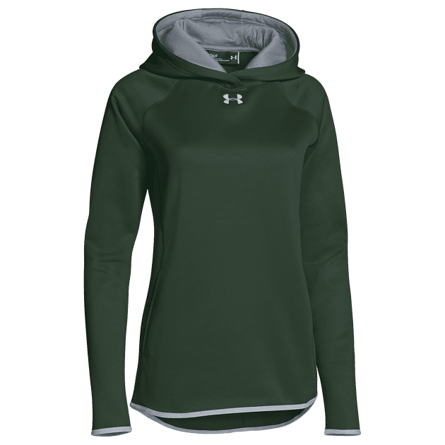 forest green under armour hoodie