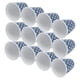 thumbnail image 5 of Juego de 12 vasos de leche de melamina antiescaldamiento con diseño de puntos azules para el hogar y el restaurante., 5 of 14