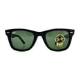 thumbnail image 6 of Ray Ban RB 2140-F Wayfarer 901-S - Matte Black/Green by Ray Ban for Men - 52-22-150 mm Sunglasses, 6 of 7
