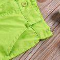 thumbnail image 4 of Fesfesfes Toddler Uniform Suits for Boys Fashion Short Sleeve Shirts with Shorts Sets Dinosaur Print Retro Shorts Back to School Suits, 4 of 9