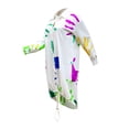 thumbnail image 4 of LovelyWholesale Women's Palm Print Drawstring Shirt Dress, 4 of 4