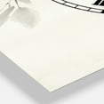 thumbnail image 3 of Simplist Bamboo Leaves IV' Cottage 3 Panels Oversized Metal Clock - 36 in. wide x 28 in. high - 3 panels, 3 of 3