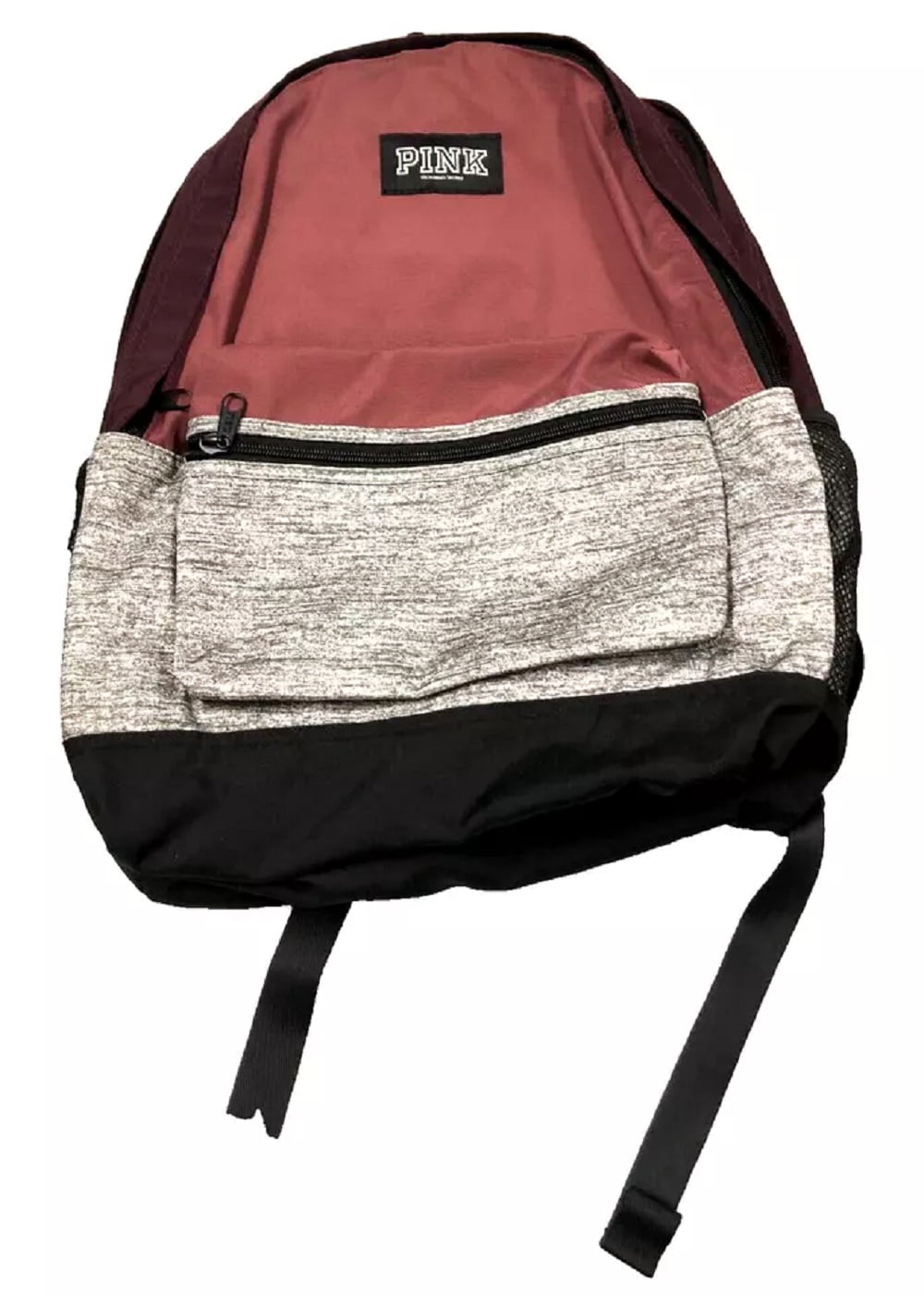 Victoria's Secret PINK Collegiate Backpack Black and White Logo