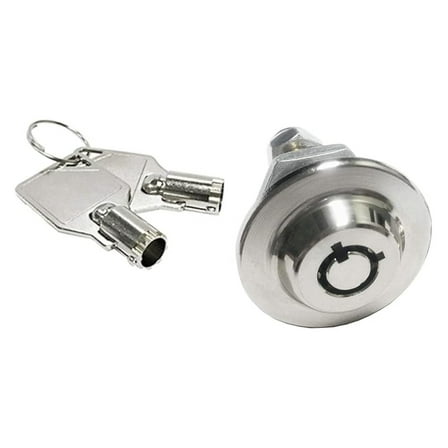 Homak Toolbox Lock Replacement - 3/4" Keyed Alike Lock (Item# 2417) - Original Gun Cabinet Lock - 2 Keys - 90 Degree Rotation - Homak Lock Bar Compatible