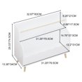 thumbnail image 3 of Kids Bookcaes, Children Book Organizer, toy Storage Cabinet Organizer, White, 3 of 8