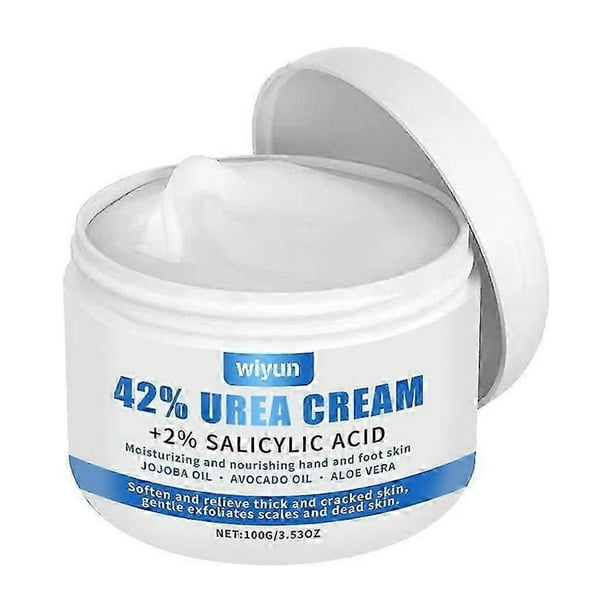 Urea Cream 42% + 2% Salicylic Acid | Keratolytic Skin Barrier Repair Cream | Intensive Moisturizes & Softens Skin | For Dry Cracked Heels Feet Knees E