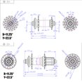 thumbnail image 2 of Langgg Moyeu de Roulement Levier à Déclenchement Rapide Réduire le Cycle de Friction Fournitures Arbres de Rouleau avant Fermeté Arbre de Roue en Alliage d'Aluminium 28h / Roulement / Rouge, 2 of 6