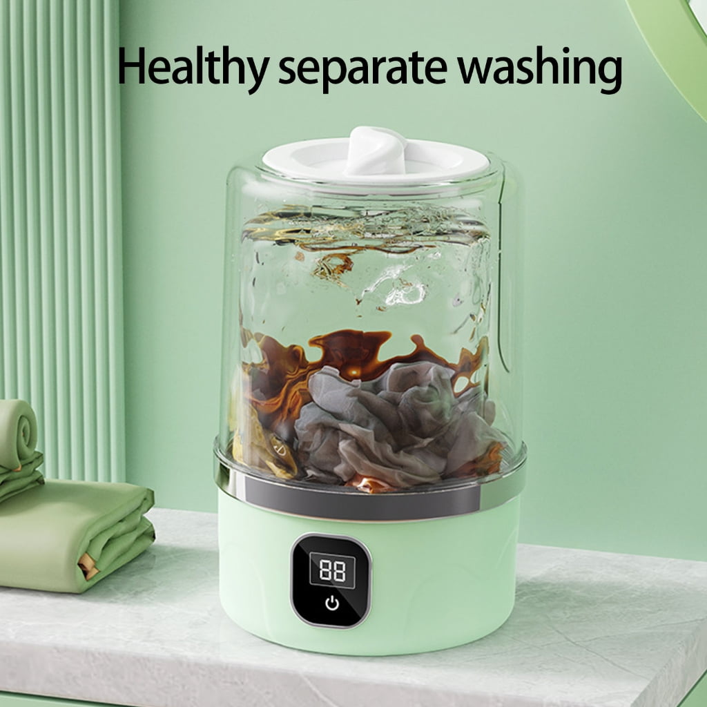 Washing Machine Portable Rechargeable Small Washing for Underwear Washer Cordless Laundry