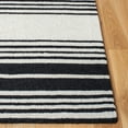 thumbnail image 5 of SAFAVIEH Metro Cletus Striped Area Rug, Ivory/Black, 3' x 5', 5 of 8